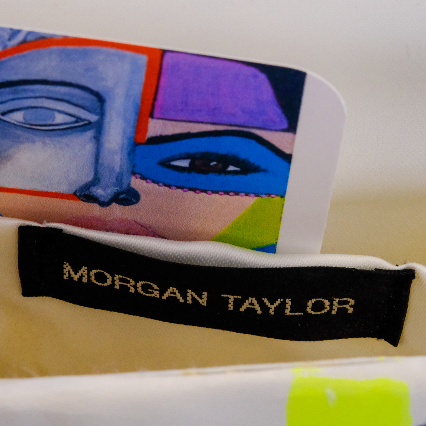 Forsythia - Morgan Taylor Vintage Purse - Hand Painted by Temporarily Not Famous