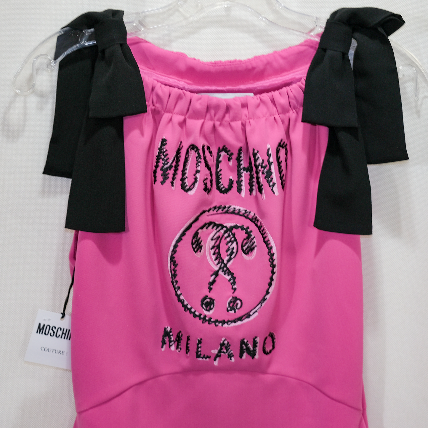 Pink Moschino Dress - Medium Size 38 -New with Tags