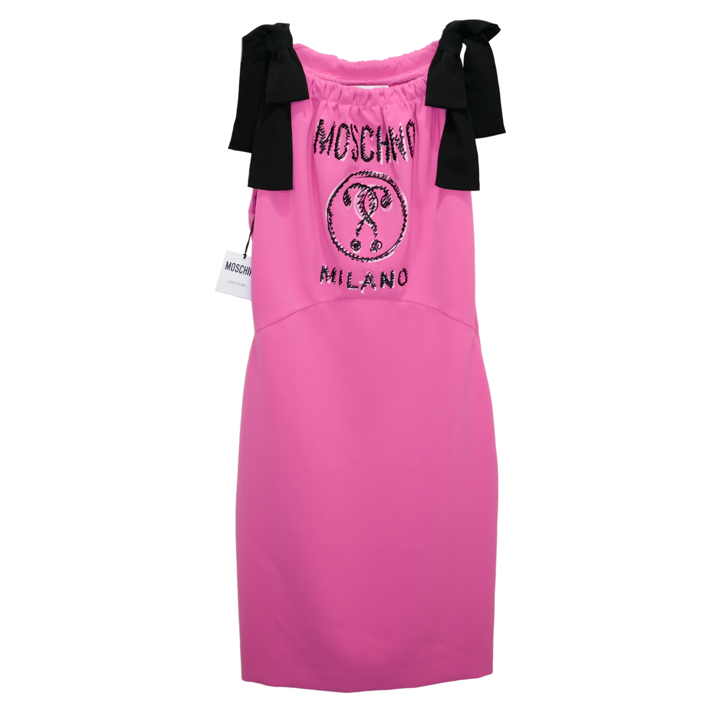 Pink Moschino Dress - Medium Size 38 -New with Tags