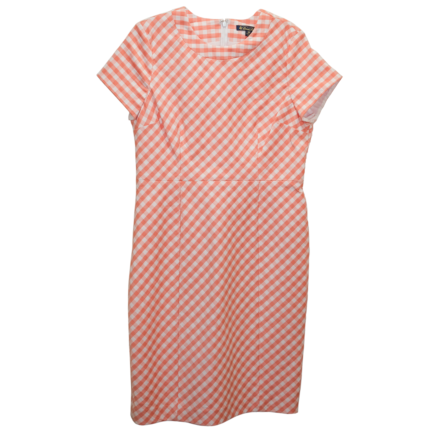 Pink Gingham Brooks Brothers Dress Size 10P - New with Tags