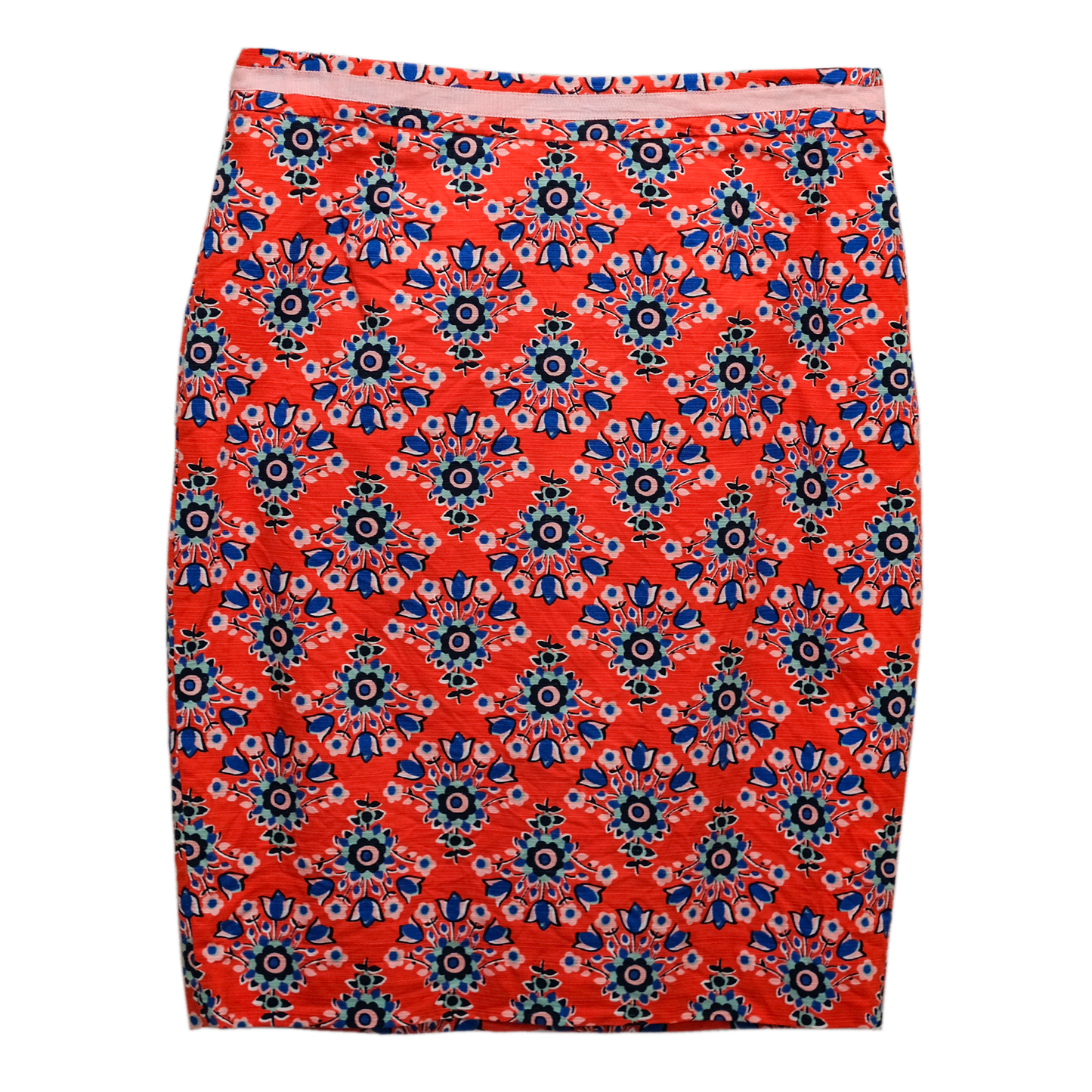Red Floral Boden Skirt - Size 8