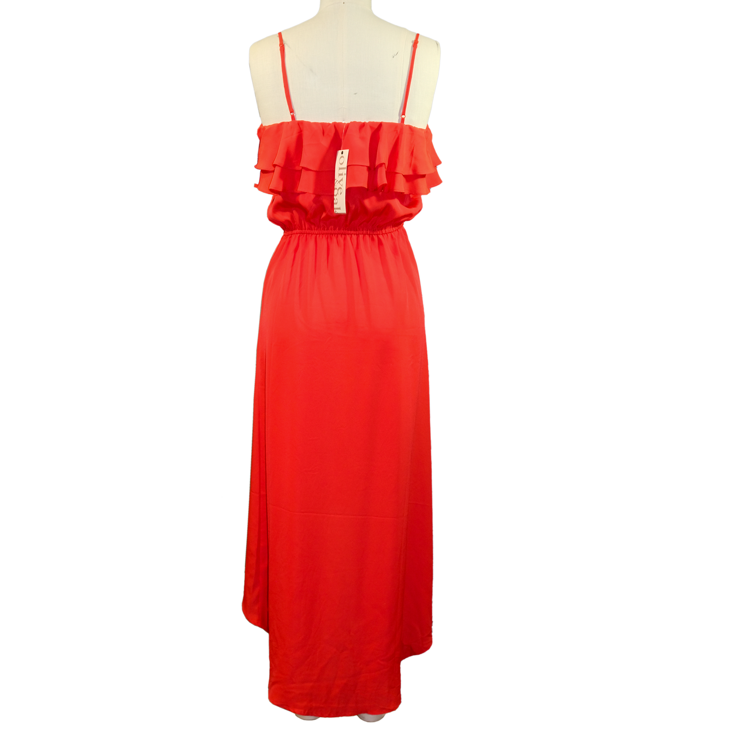 Pre-owned Olive & Oak Red Spaghetti Strap Dress - Size SM