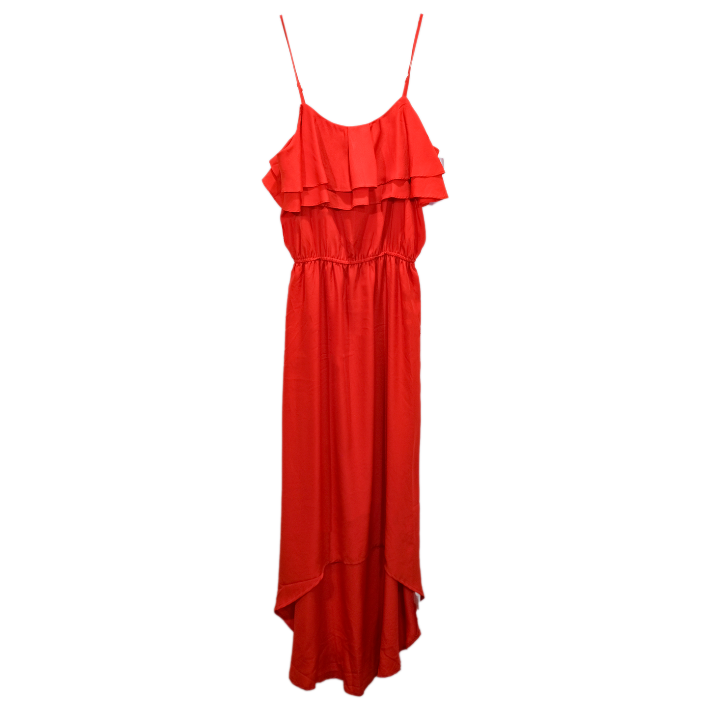 Pre-owned Olive & Oak Red Spaghetti Strap Dress - Size SM