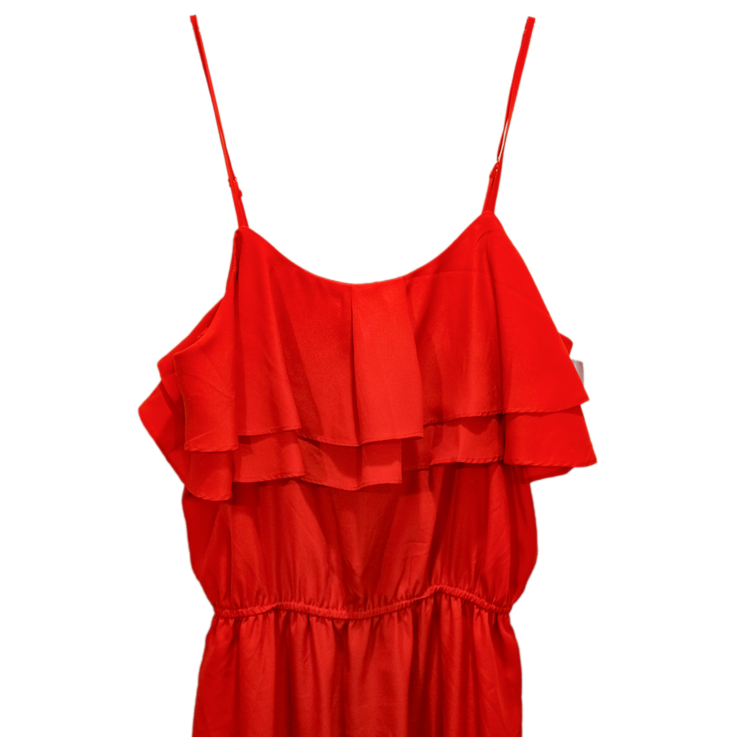 Pre-owned Olive & Oak Red Spaghetti Strap Dress - Size SM