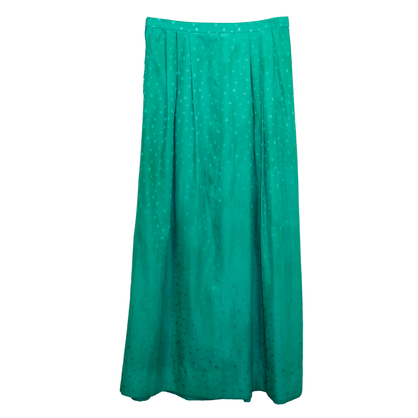 Vintage Doncaster 2 Piece Maxi Dress - Mint Green Dot - Size 8/10