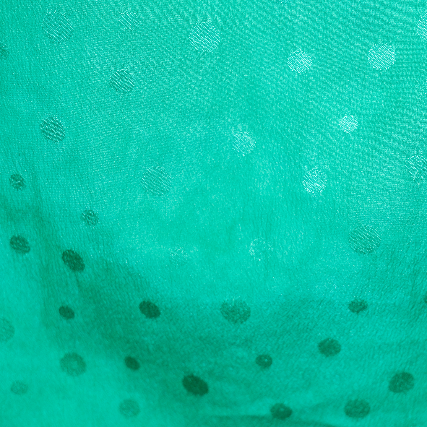 Vintage Doncaster 2 Piece Maxi Dress - Mint Green Dot - Size 8/10
