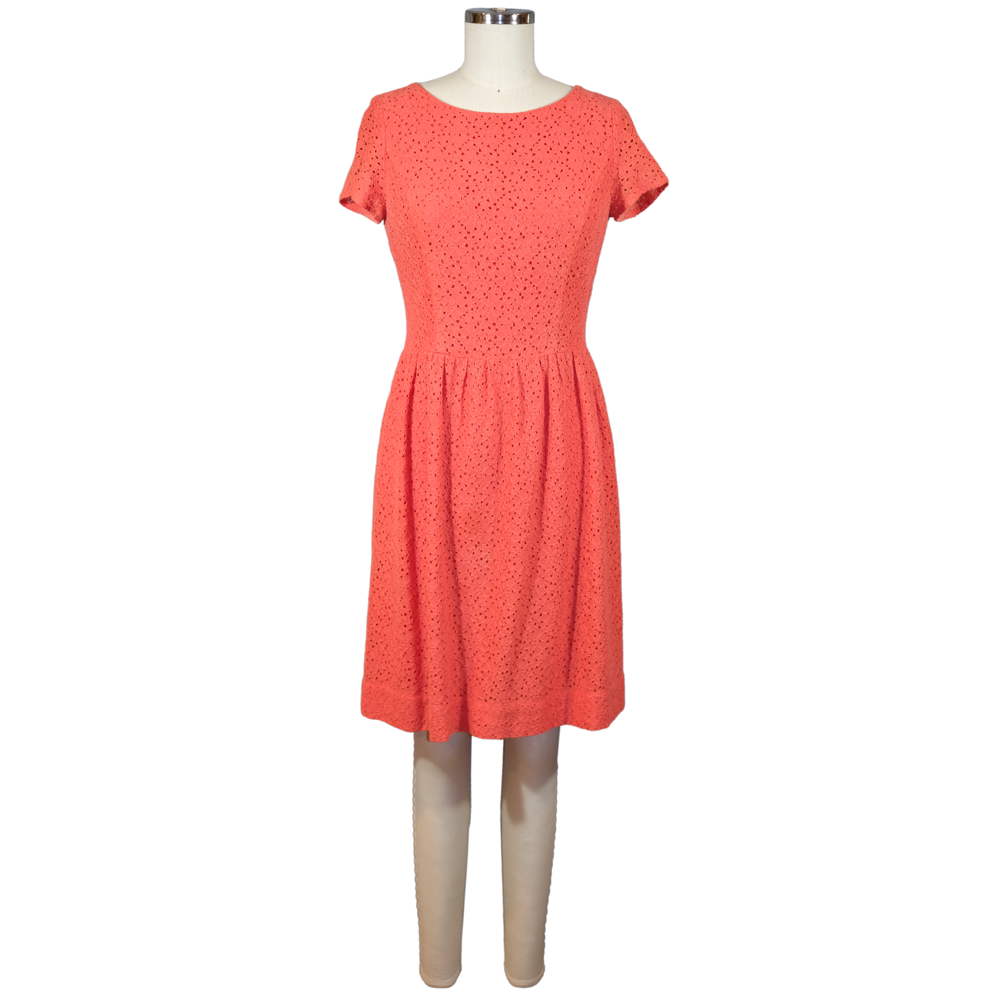 Brooks Brothers Red Fleece Label - Pink Eyelet Dress - Size 2