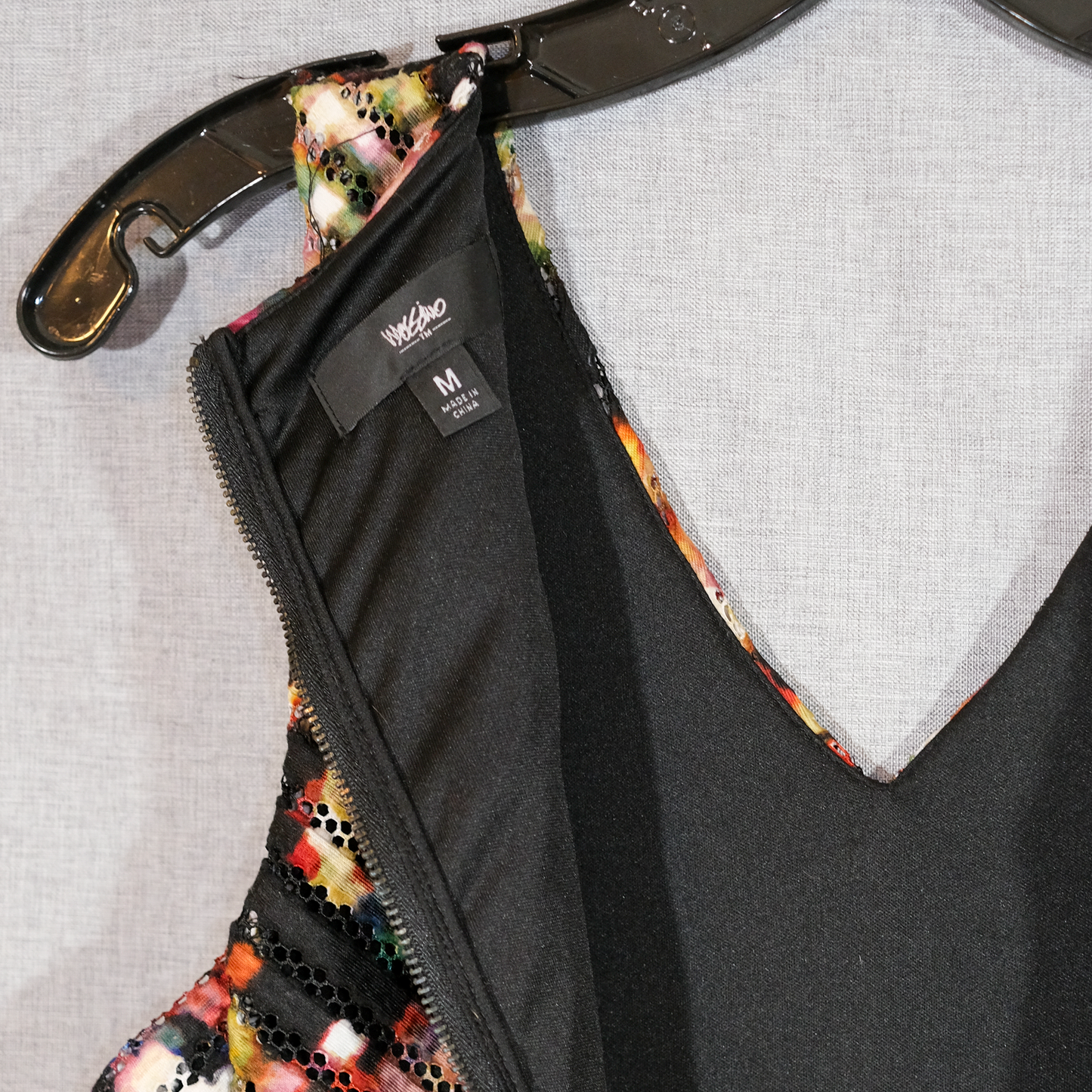 Pre-owned Mossimo Rainbow Knit Fit and Flare Dress - Size MD