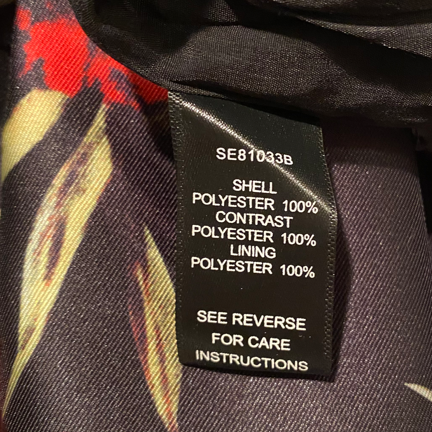 Pre-owned Ark & Co. Rose Print Satin Evening Skirt - Size LG
