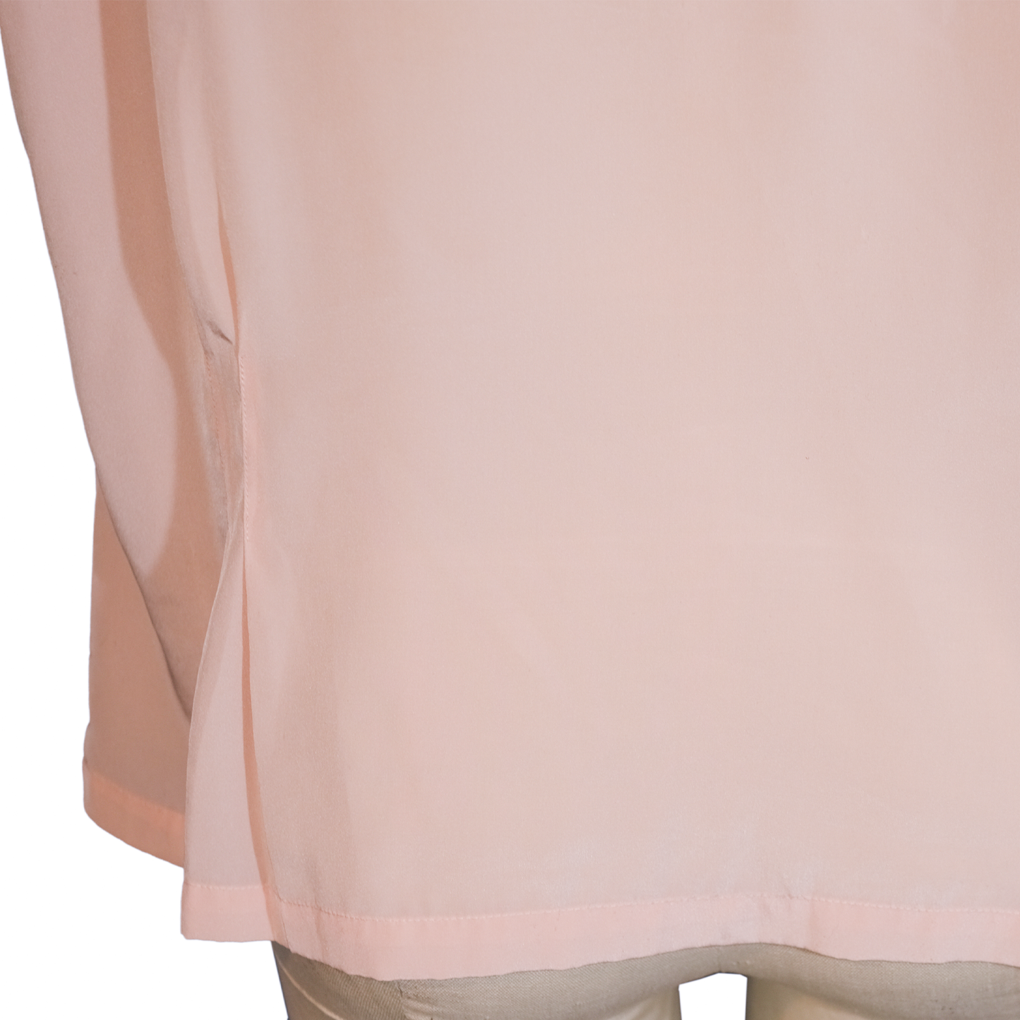 Vintage Pink Mikado Blouse - Size 14