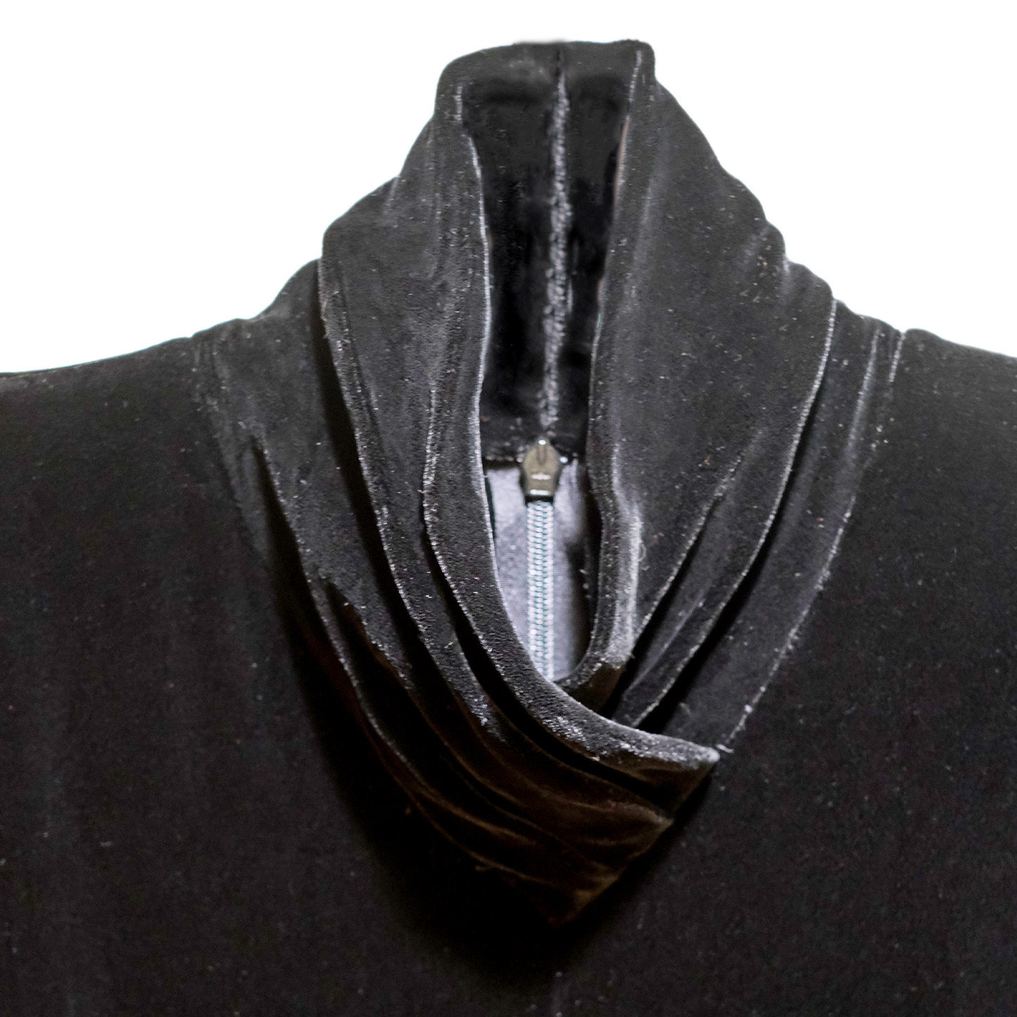 Vintage 1880's Calvin Klein Classics Black Velvet Gown- Size 4