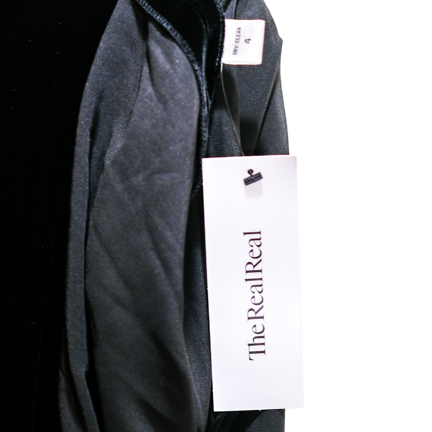 Vintage 1880's Calvin Klein Classics Black Velvet Gown- Size 4