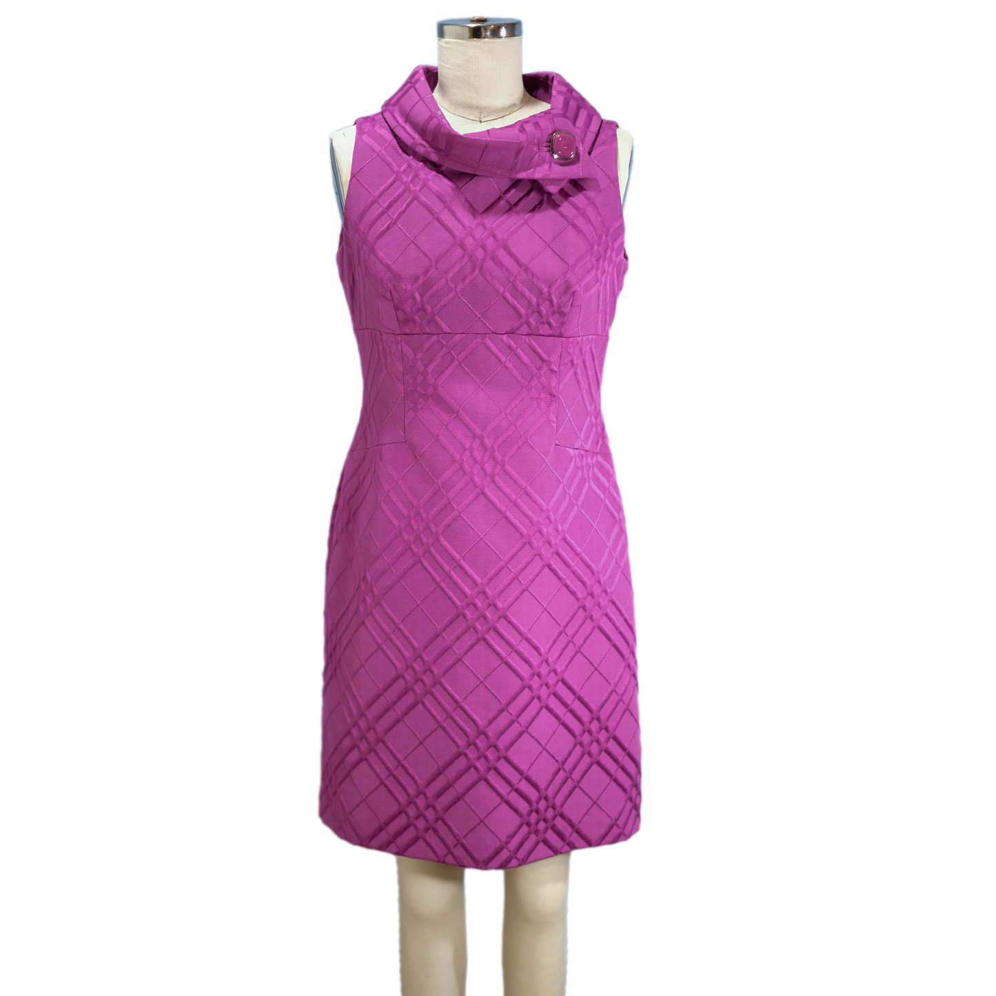 Tahari Arthur S. Levine Lilac Empire Waist Shift Dress - Size 6P - Pre-owned