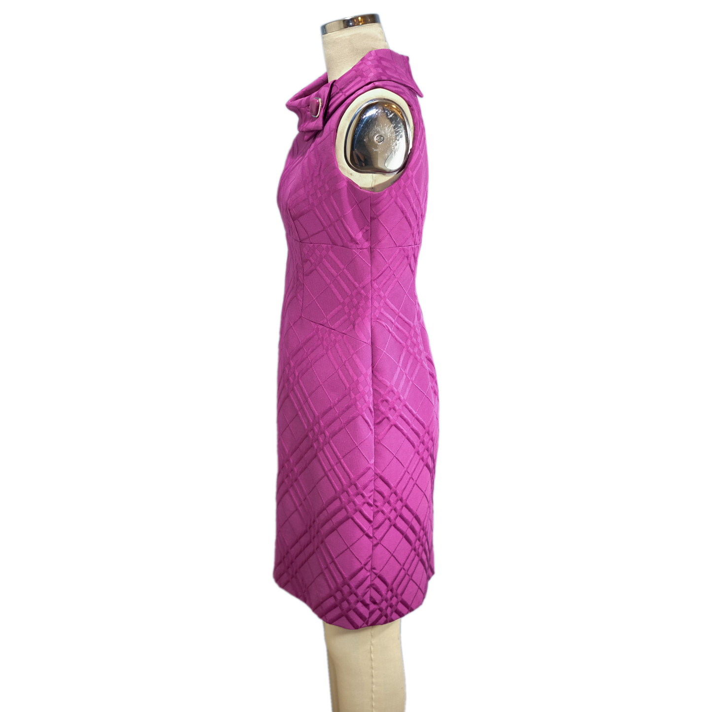 Tahari Arthur S. Levine Lilac Empire Waist Shift Dress - Size 6P - Pre-owned