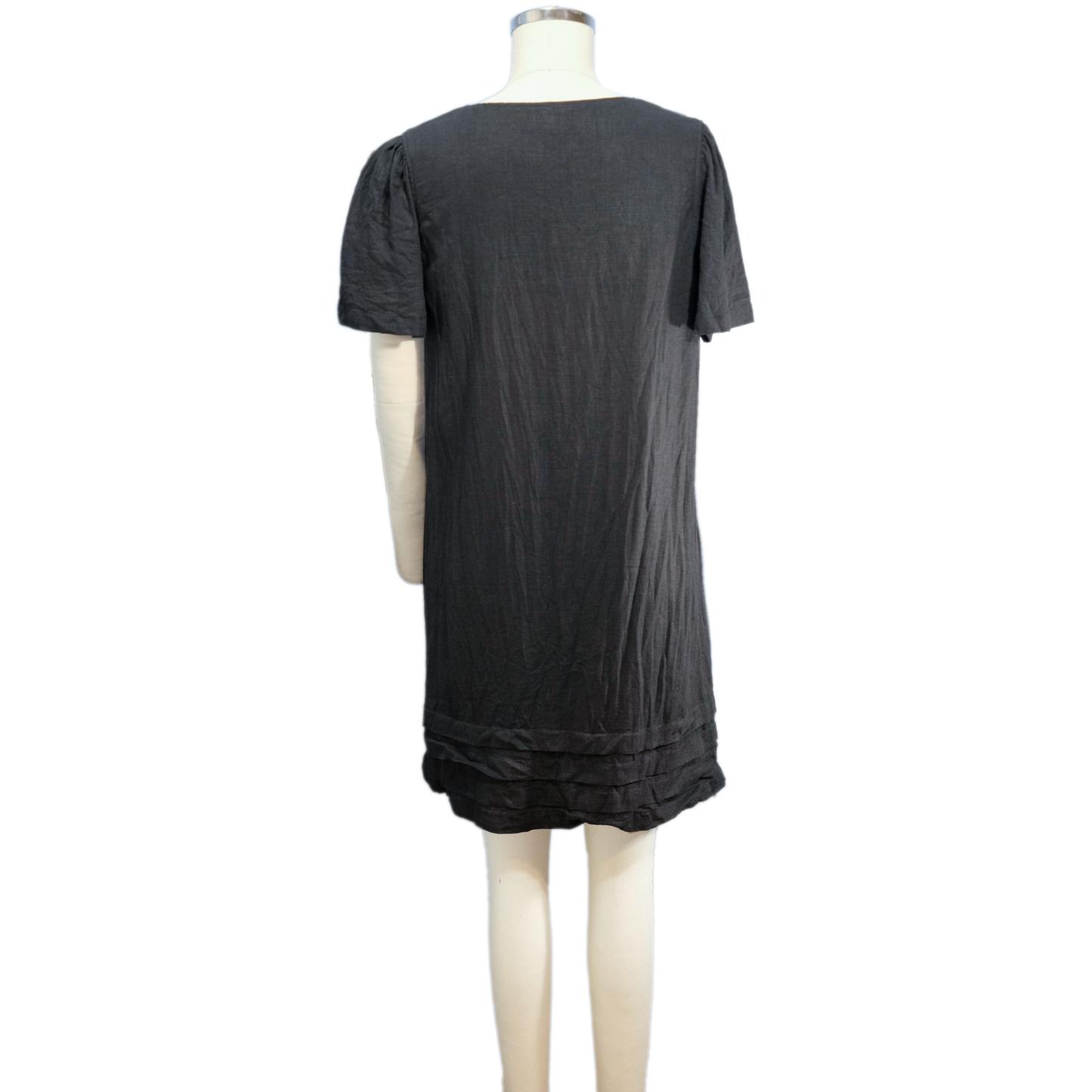 Nicole Miller Original Black Linen Dress Size - Size MD - Pre-owned