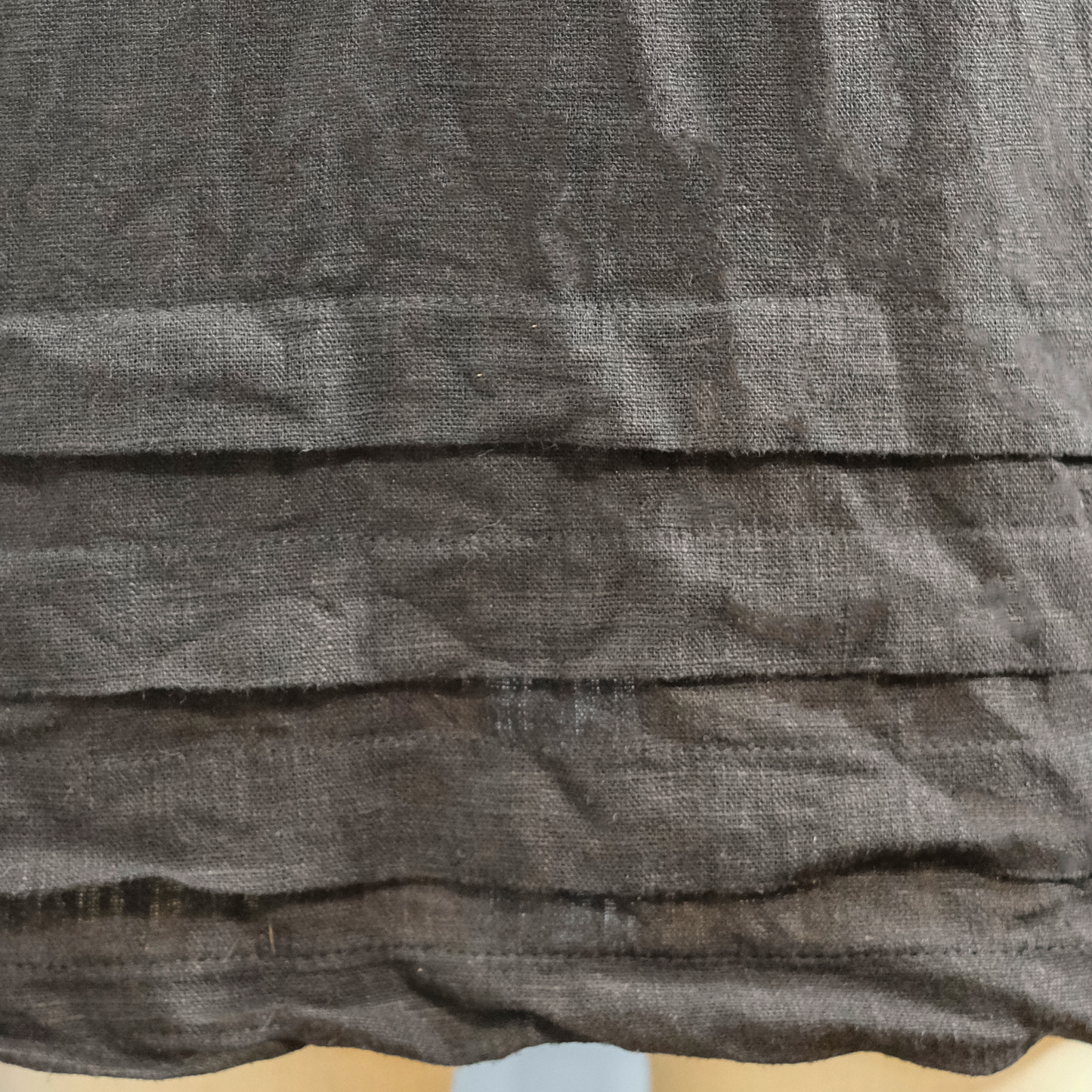 Nicole Miller Original Black Linen Dress Size - Size MD - Pre-owned