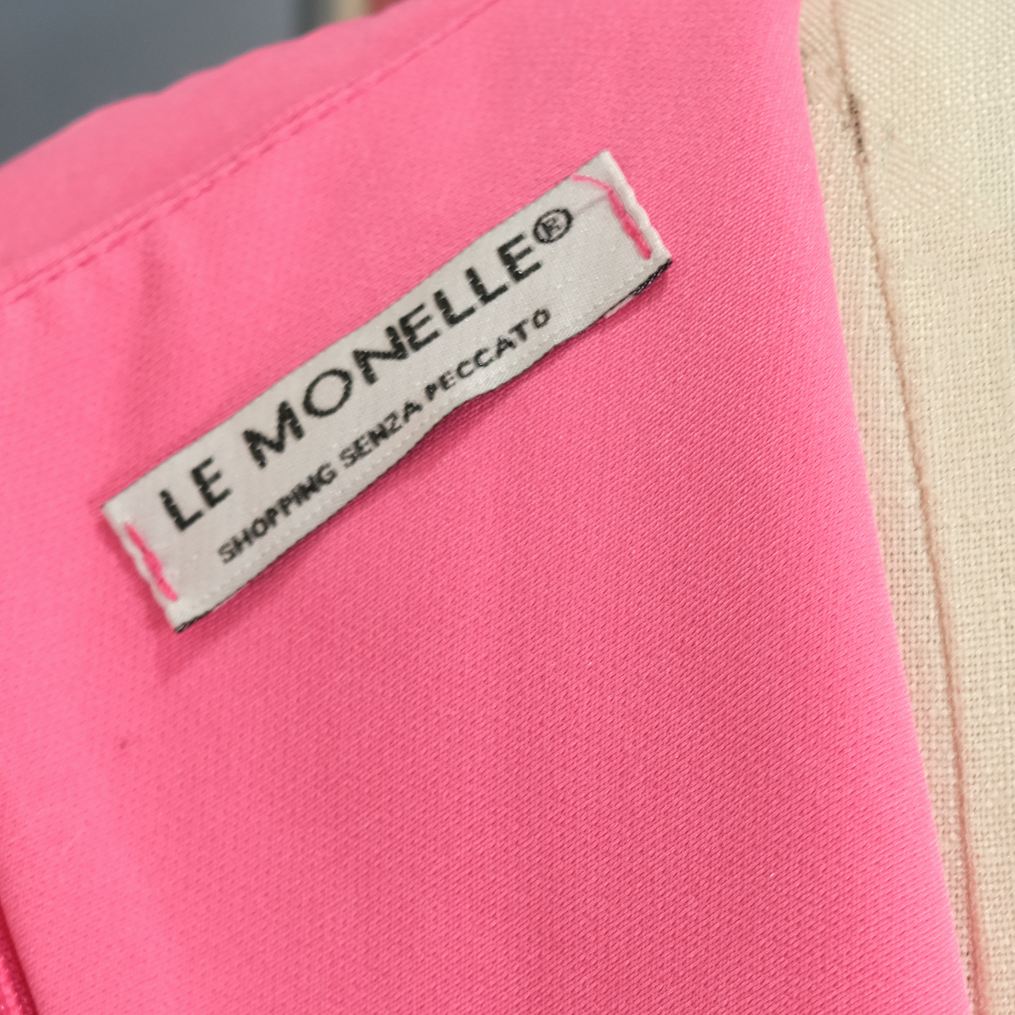 Hot Pink Le Monelle Shift Dress - Size MD - Pre-owned