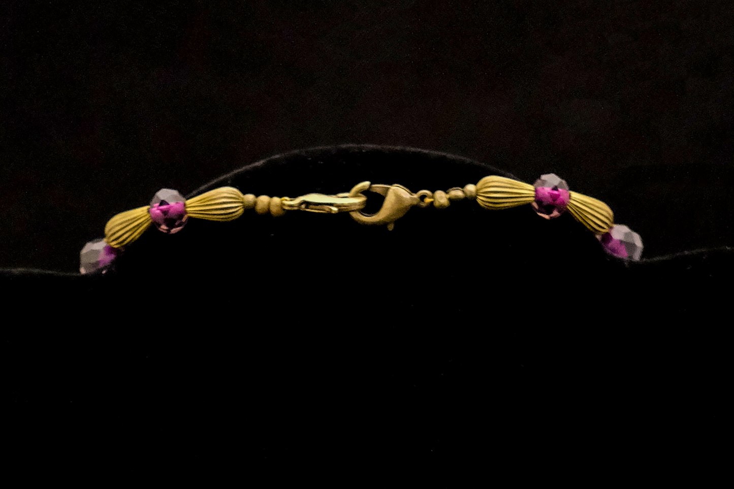 Plum Millefiori Necklace by Teresa Pandora Salgado