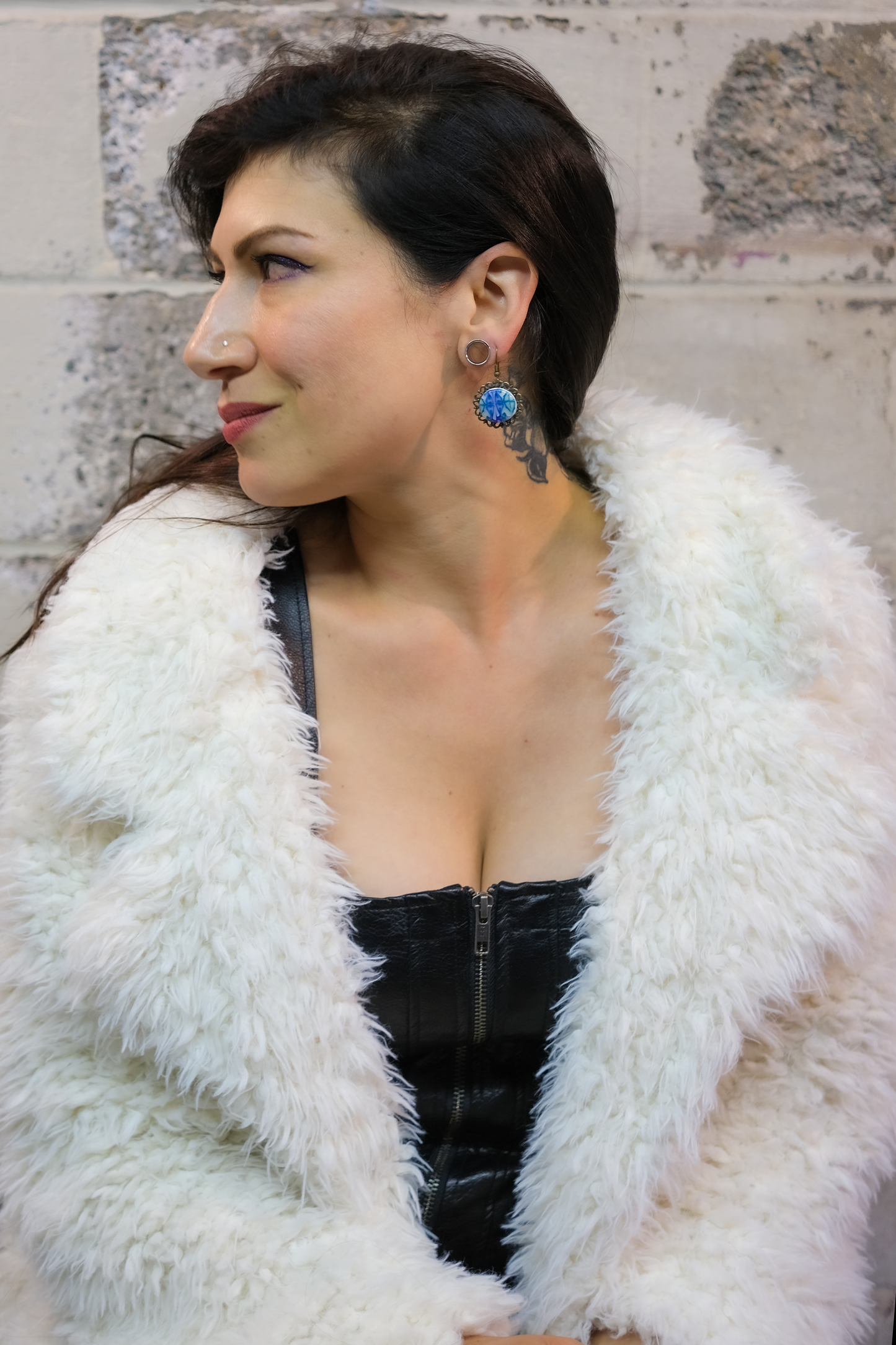 Blue Willow Earrings by Teresa Pandora Salgado
