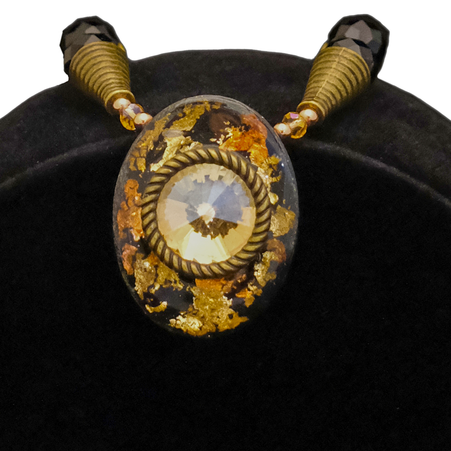 Bronze and Brazen Necklace by Teresa Pandora Salgado