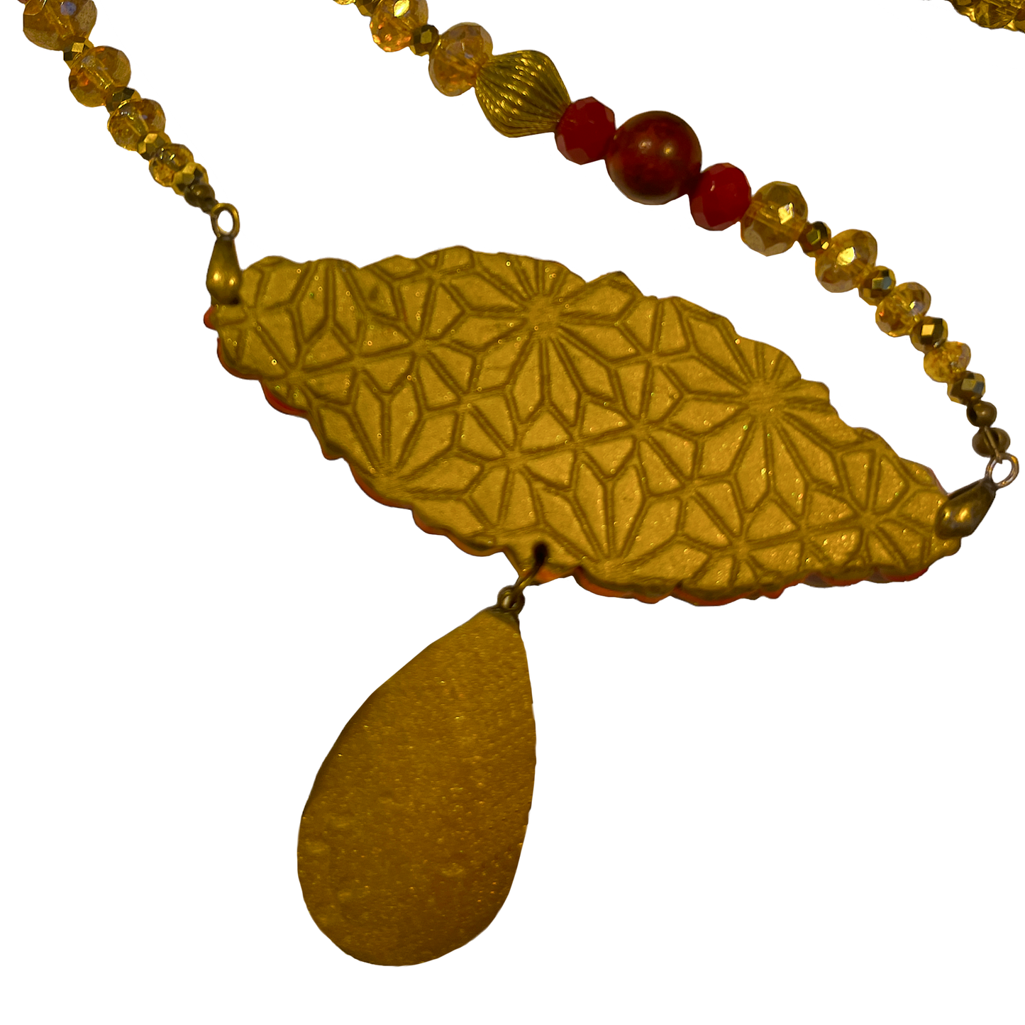 Post-Modern Hippie - Sunset - Necklace by Teresa Pandora Salgado