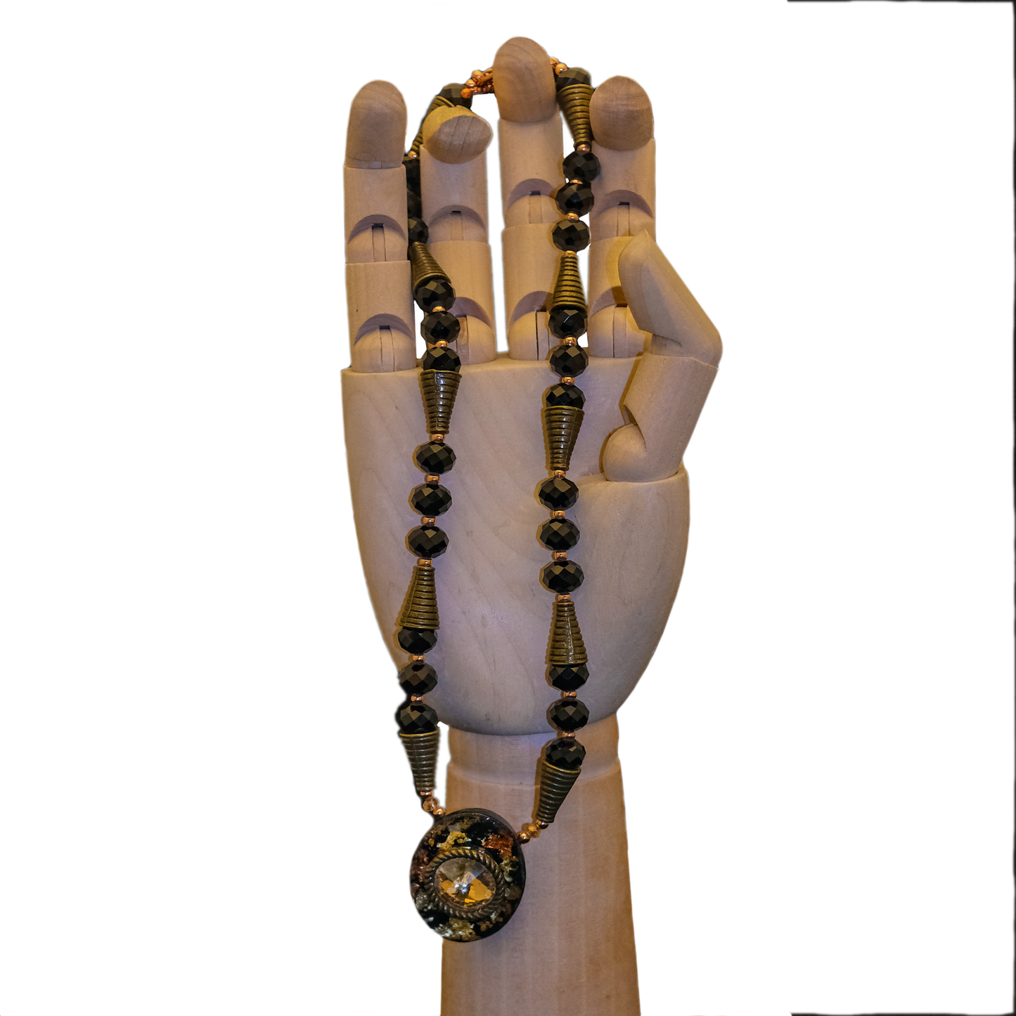 Bronze and Brazen Necklace by Teresa Pandora Salgado