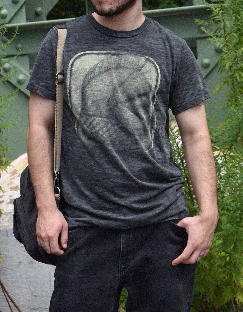 Unknown Soldier Crew Neck T-Shirt - Grey - by Devils May Care