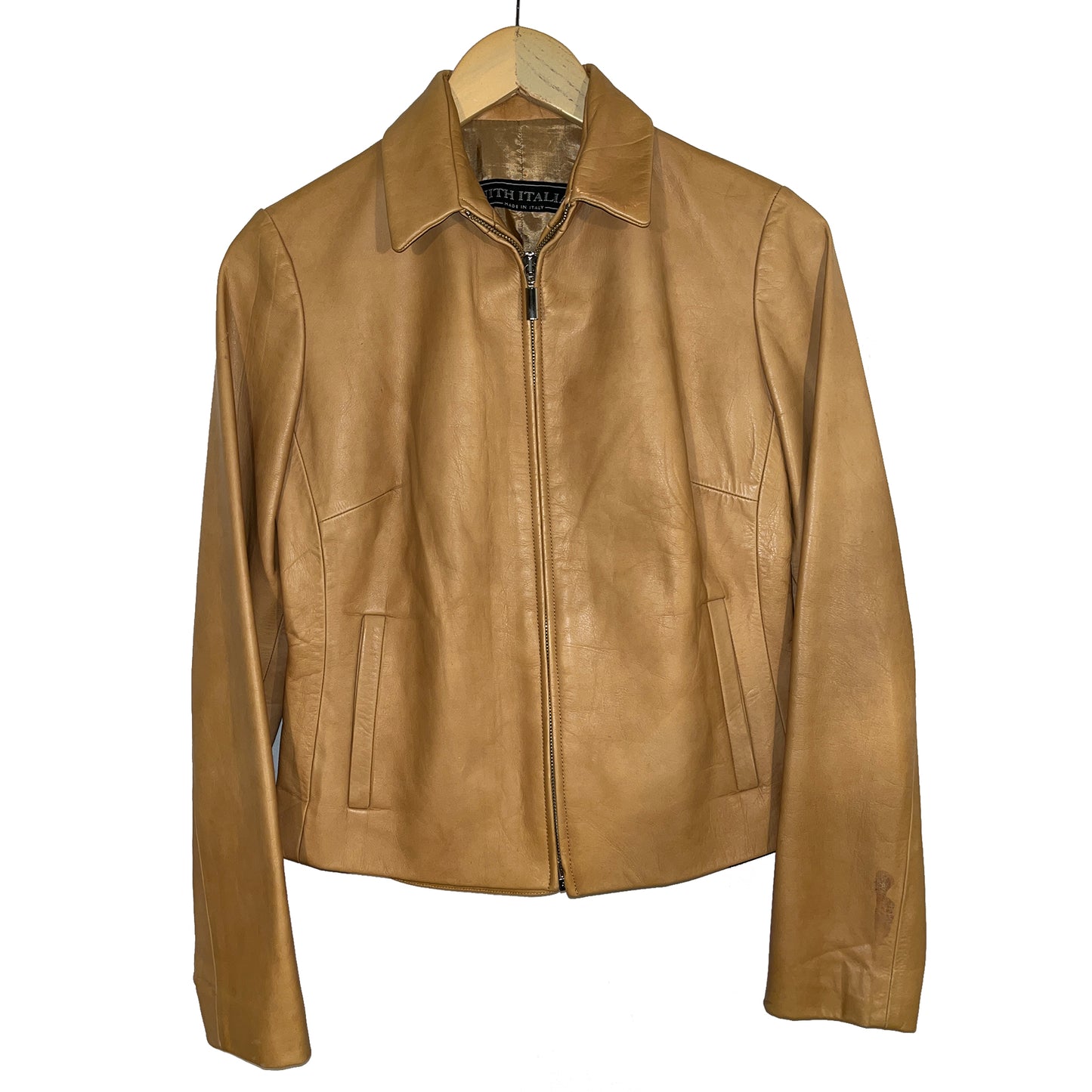 Brown Recluse - Zenith Italiana Jacket - Size 40 -Hand Painted by Mercy Vavra
