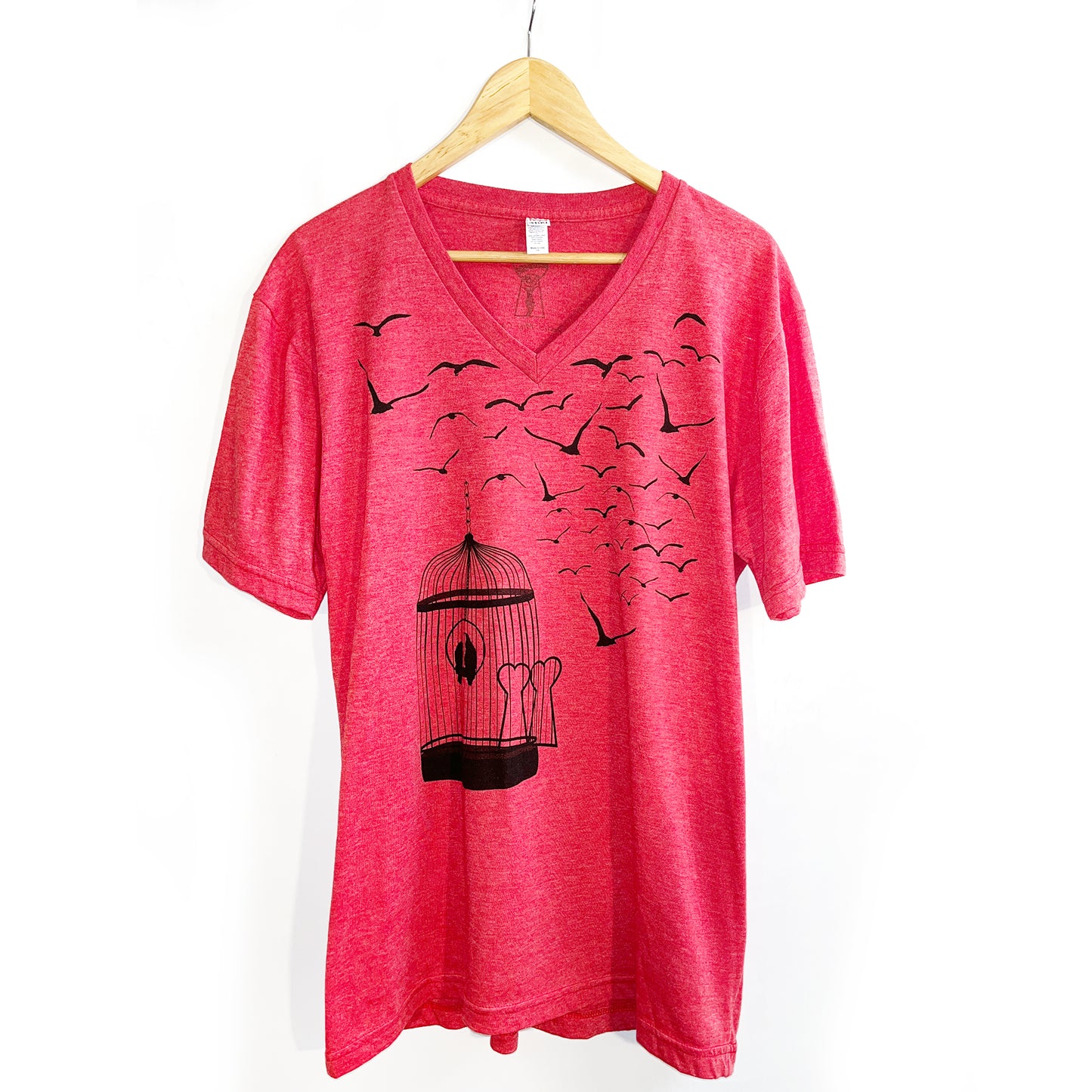Greater Heights - T-Shirt - Red by Devils May Care