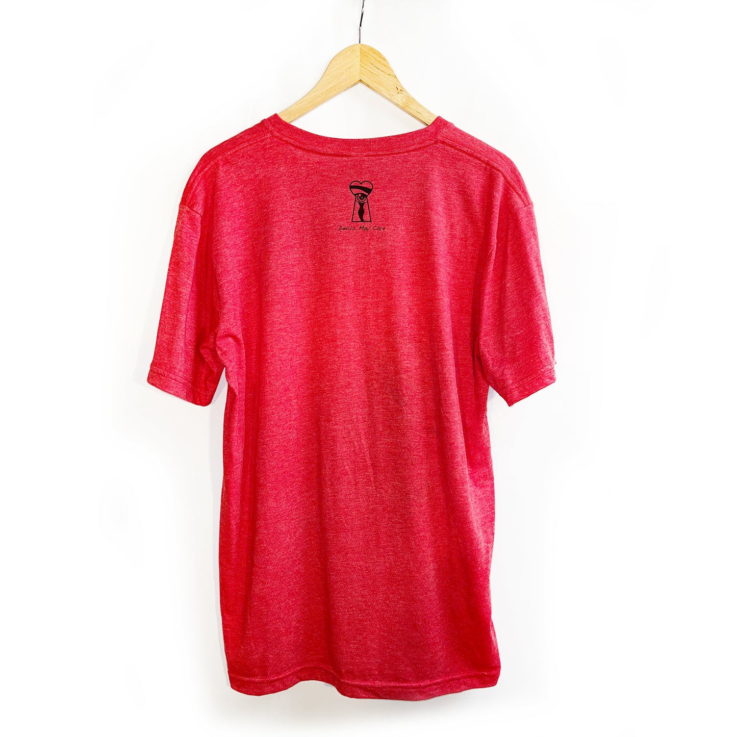 Greater Heights - T-Shirt - Red by Devils May Care