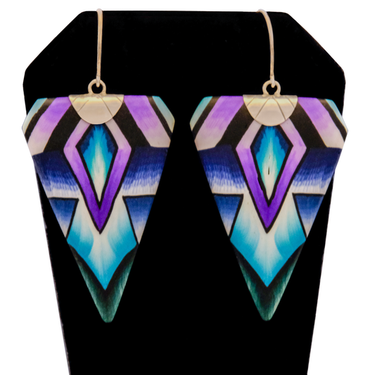 Glacial Earrings (B) by Jon Stuart Anderson