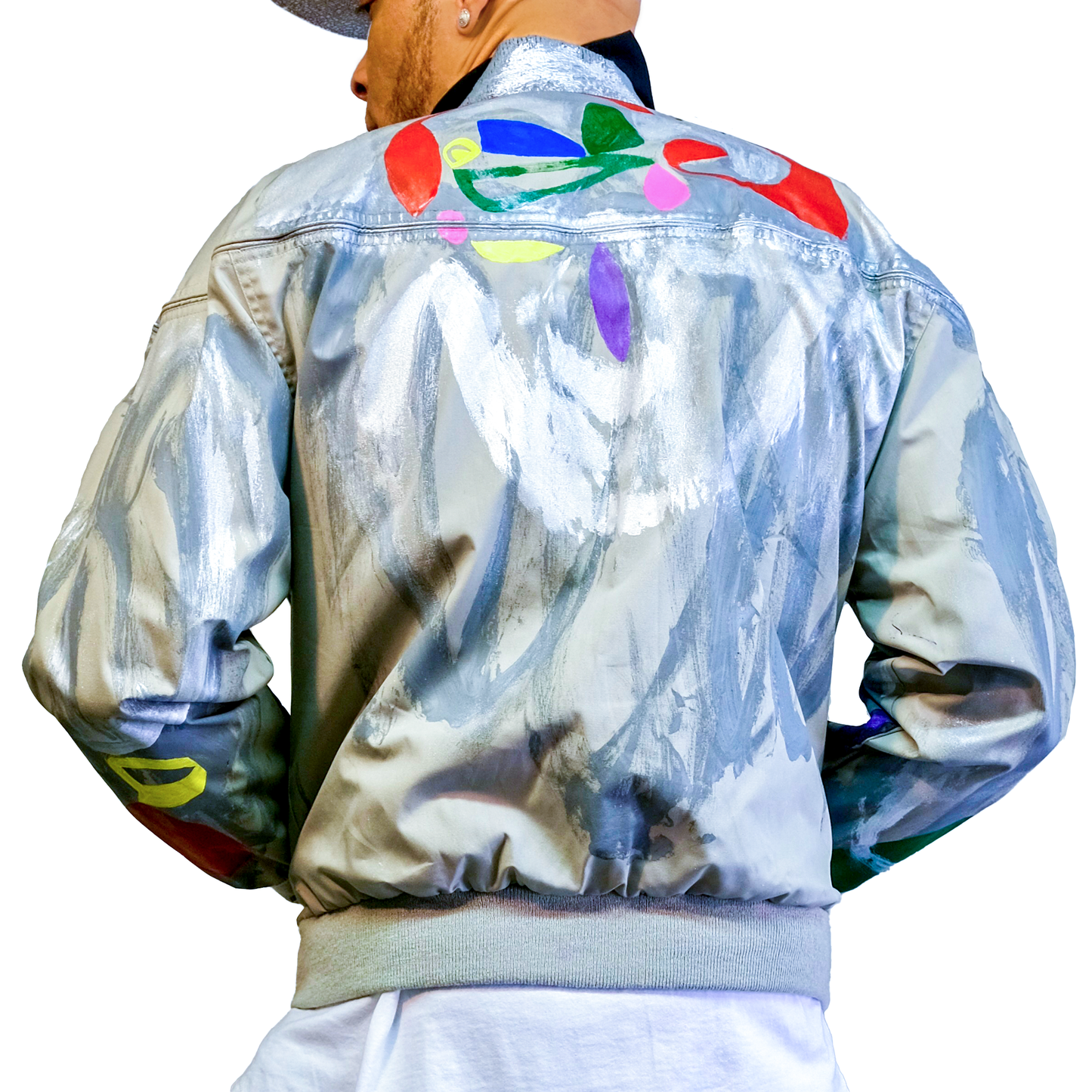 Modern Art - Arnold Palmer Jacket - LG - Hand Painted by Matthew Phipp Hines