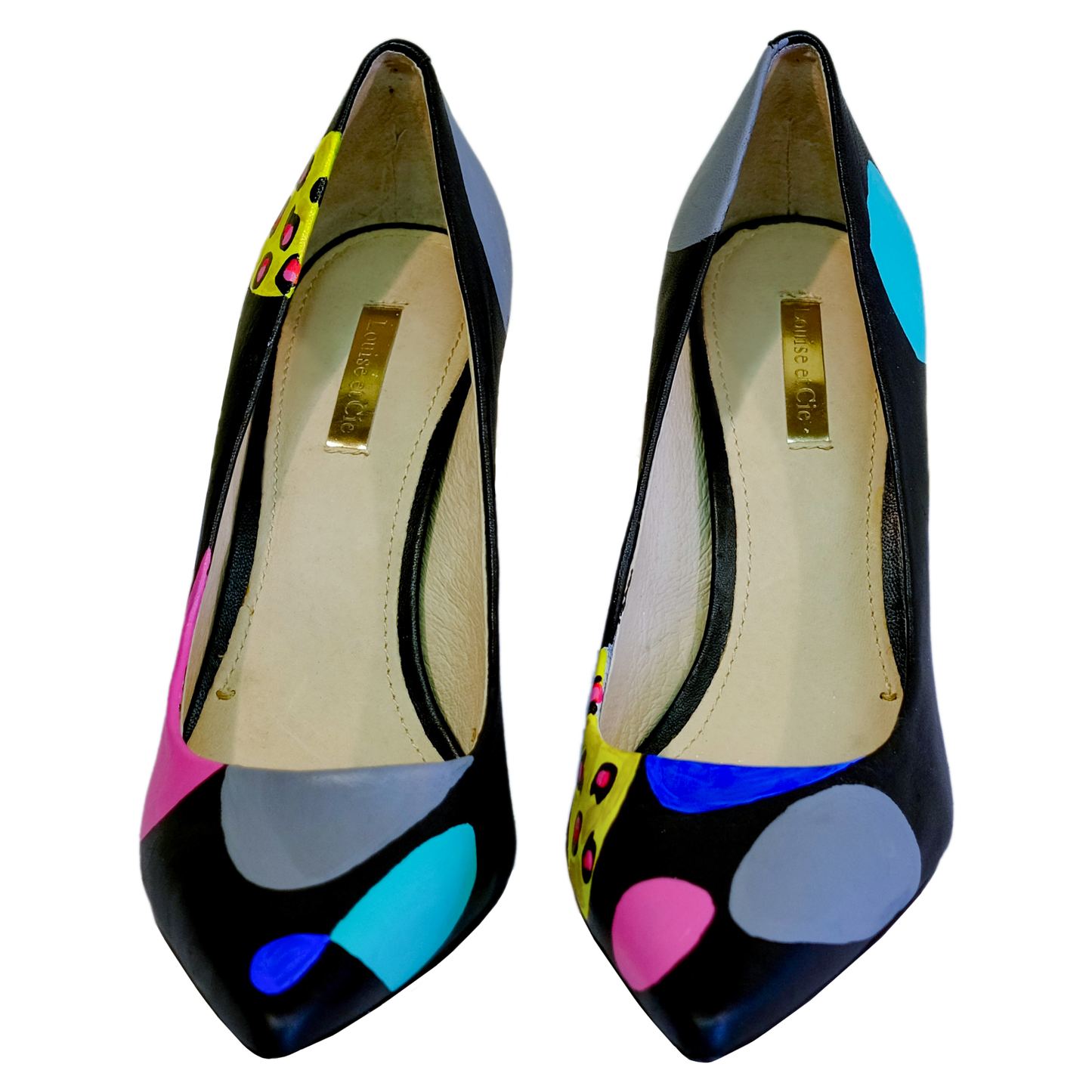 Modern Art - Louise Et Cie Pumps - Size 10 - Hand Painted by Matthew Phipps Hines