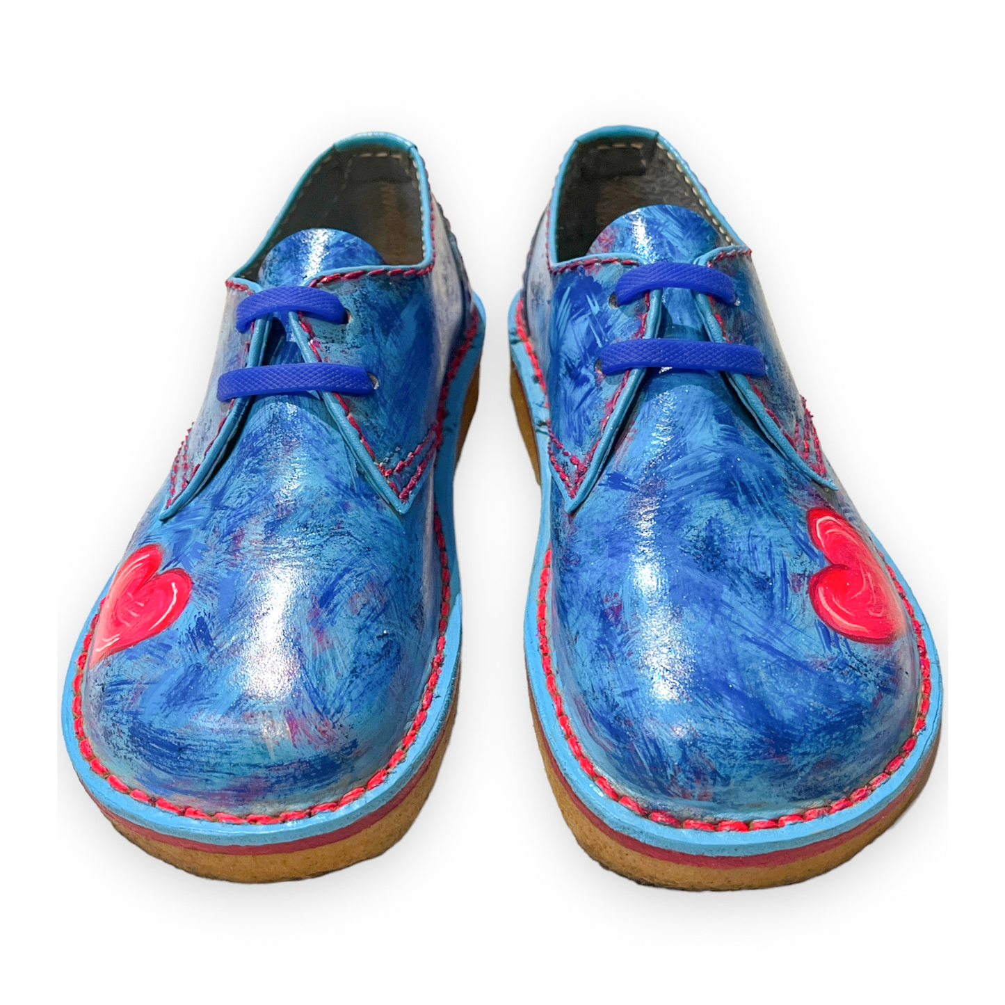 "Cold Hearted" - Duckfeet USA Shoes - Size 37 (US 7) - Hand Painted by Skye De La Rosa
