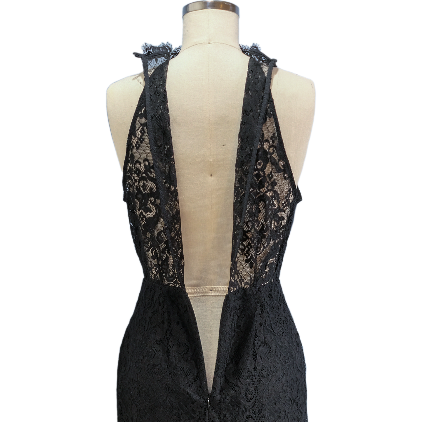 "Night Shade" BB Dakota Lace Dress- Size 8 - Up-cycled by Skye De La Rosa