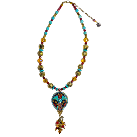 Nouveau Butterfly Necklace - Handmade by Teresa Pandora Salgado
