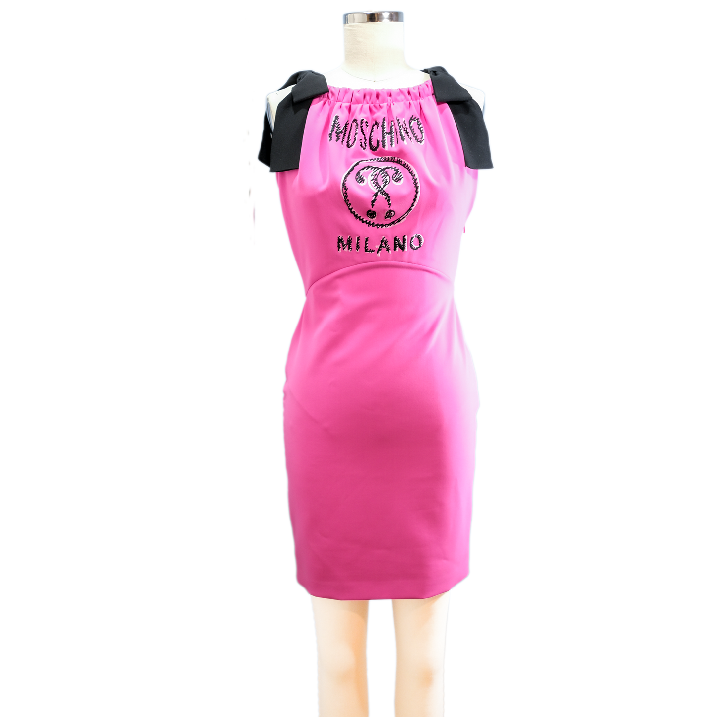 Pink Moschino Dress - Medium Size 6 -New with Tags - Made in Italy