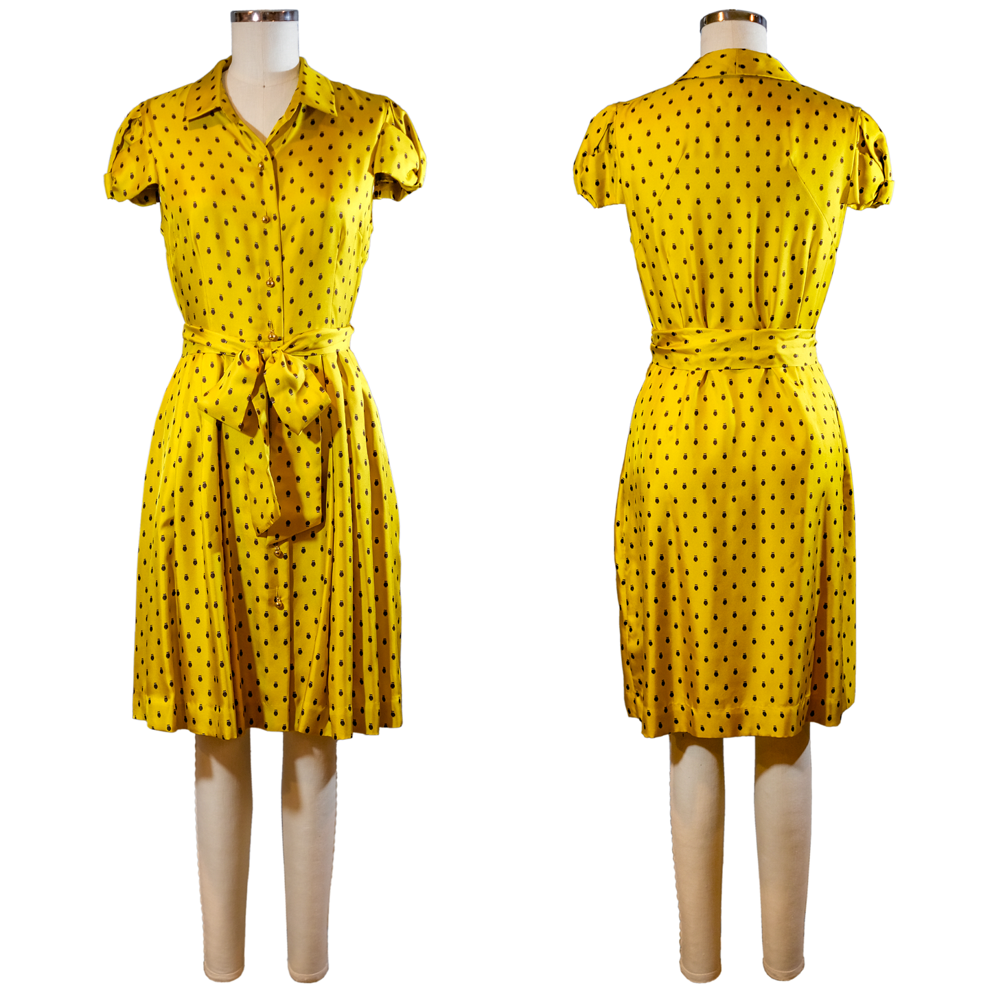 Kate Spade - Silk Owl Print Dress - Size 6