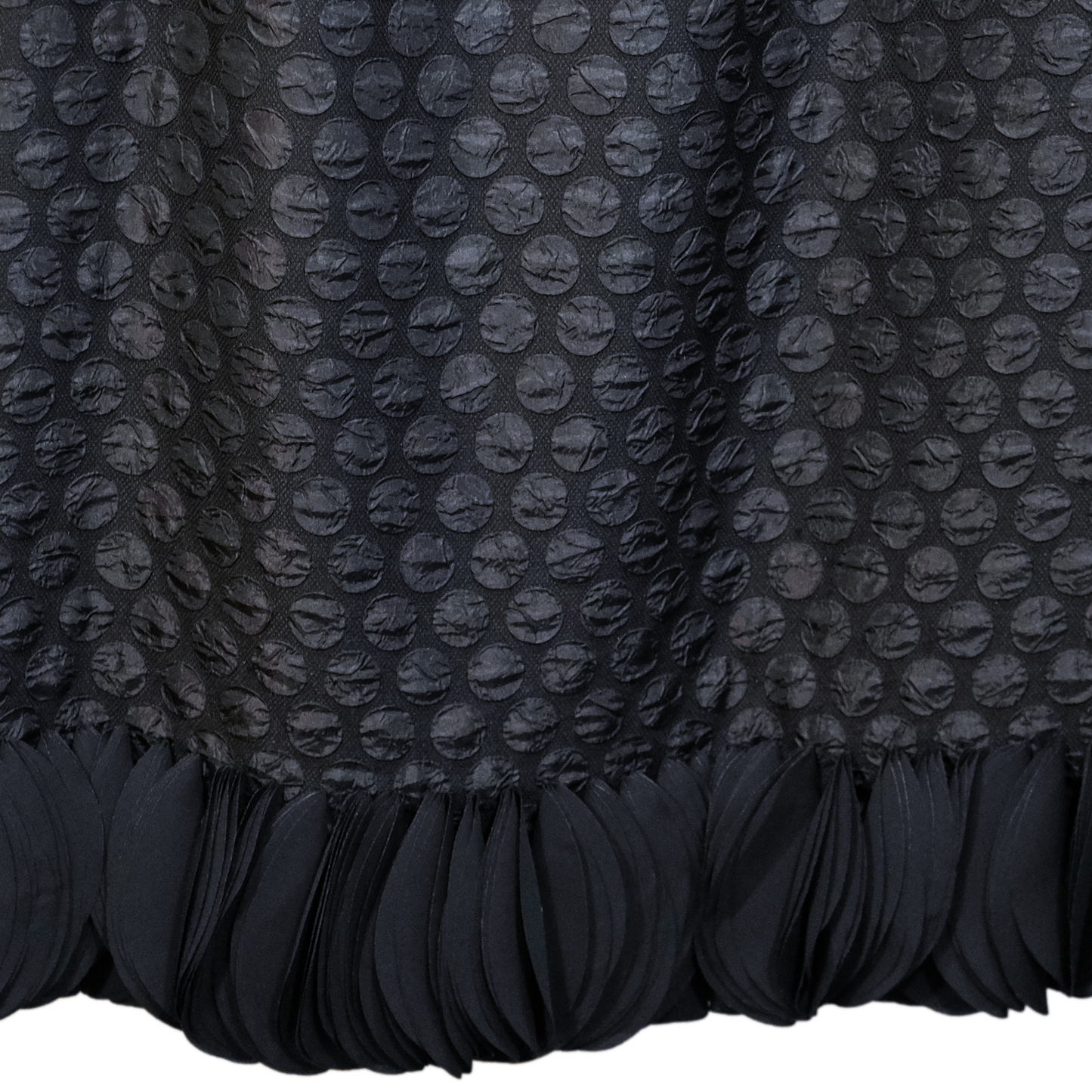 Black Basler Dot A-Line Cocktail Dress - Size Large - Pre-owned