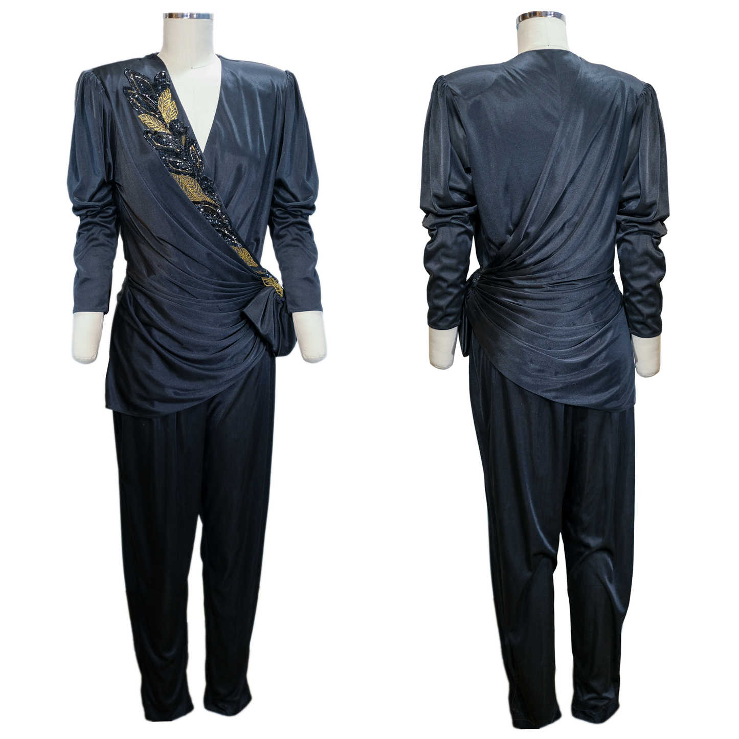 Vintage Abby Kent Evening Jumpsuit  - Size Medium - Pre-owned