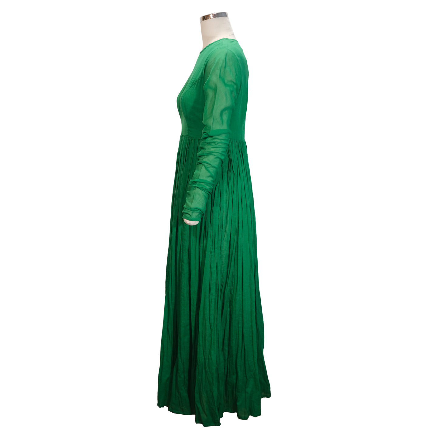 Green Maxi Dress with Extra Long Sleve - NWT - Pernia's Pop Up Shop - Size Med - Pre-owned