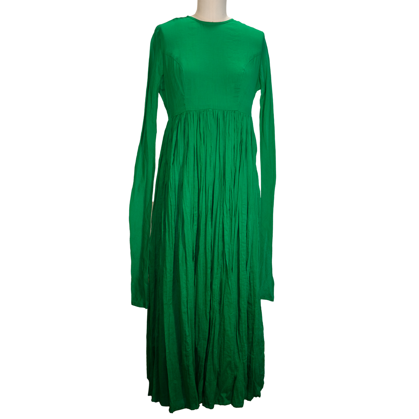 Green Maxi Dress with Extra Long Sleve - NWT - Pernia's Pop Up Shop - Size Med - Pre-owned