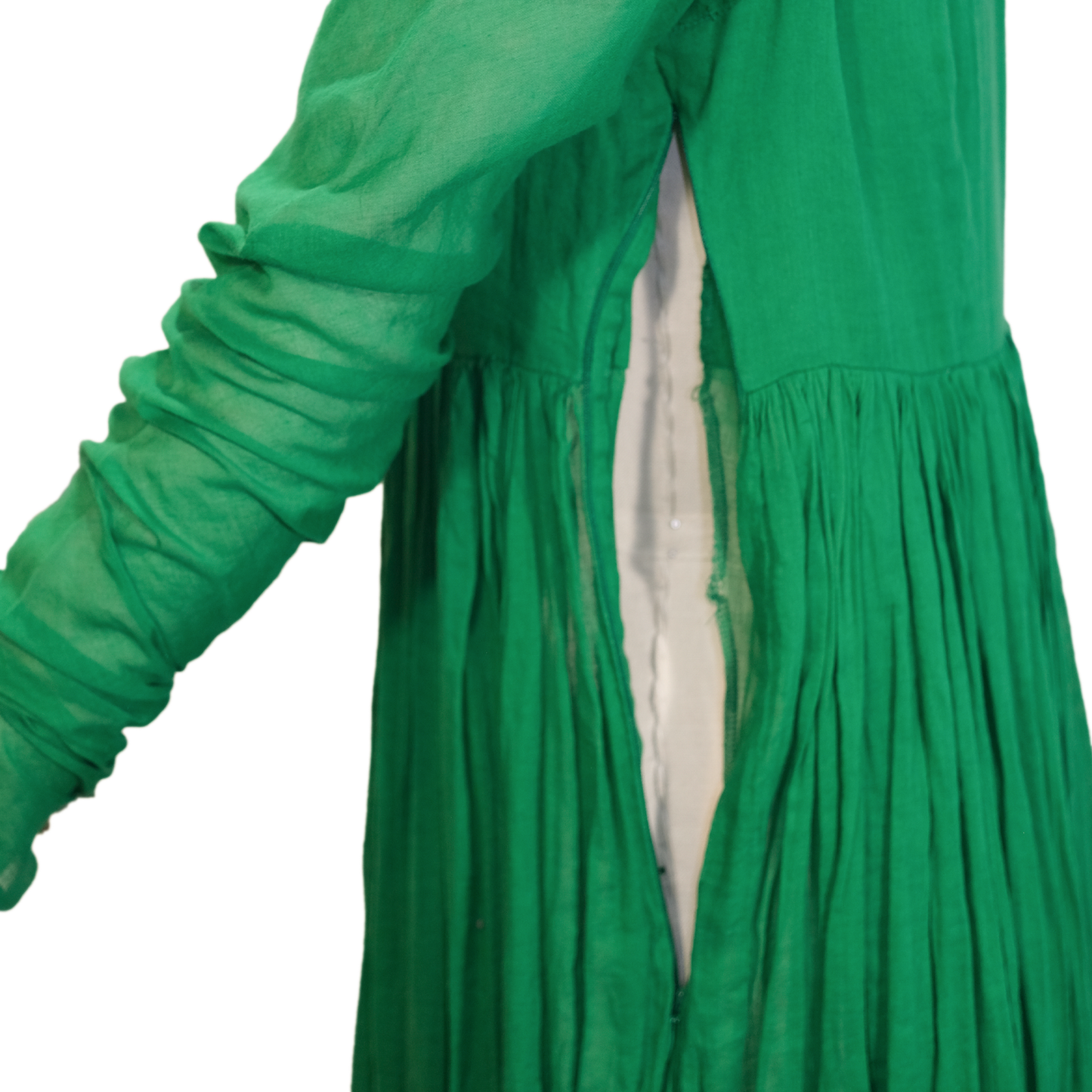 Green Maxi Dress with Extra Long Sleve - NWT - Pernia's Pop Up Shop - Size Med - Pre-owned