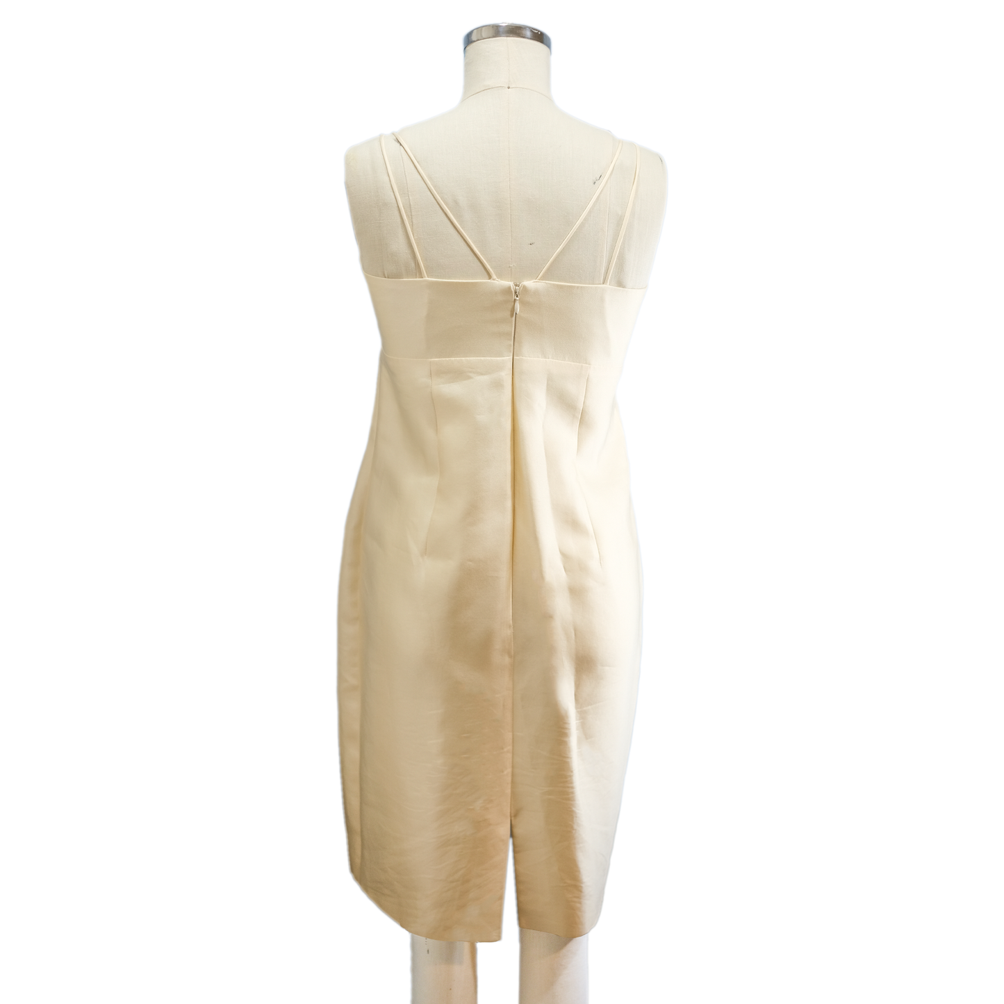Pre-owned Hartly Westwood - Cream Silk Dress and Jacket Set - Size Medium - Pre-owned