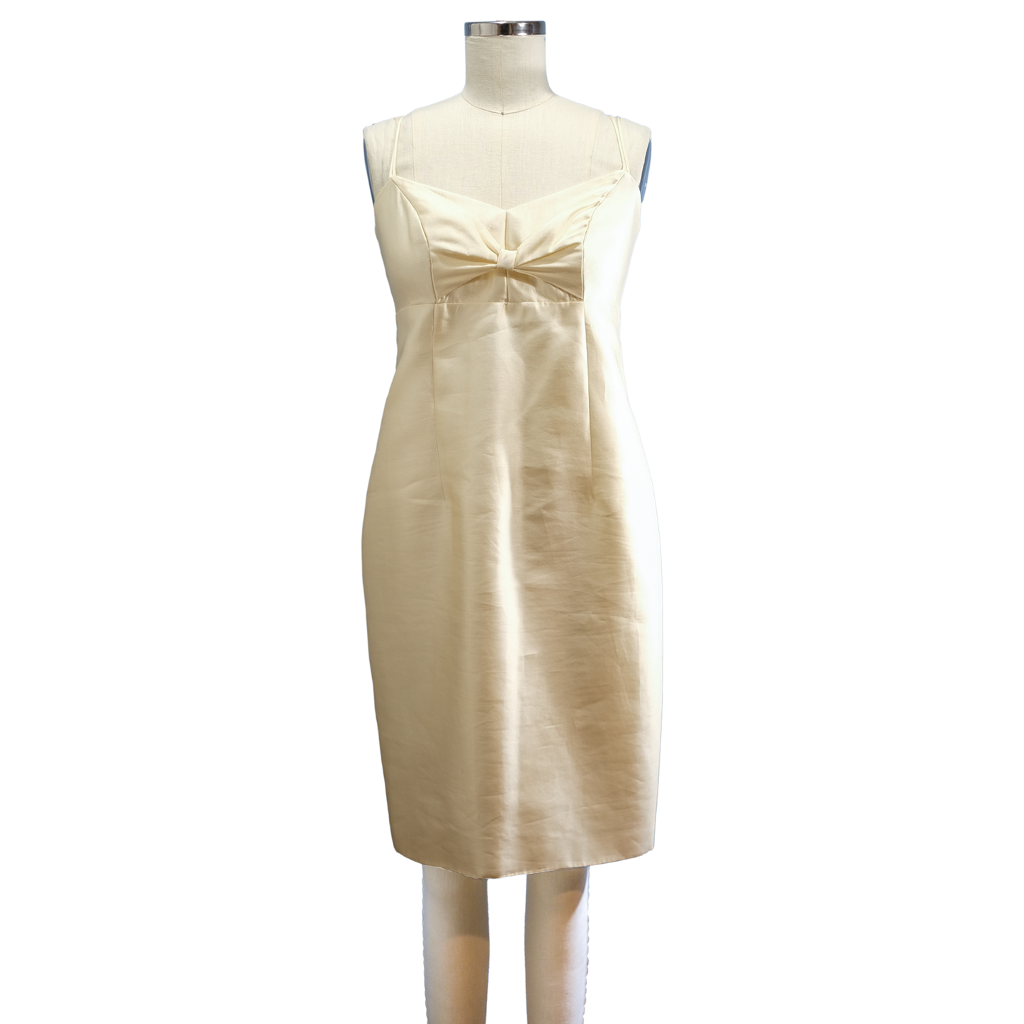 Pre-owned Hartly Westwood - Cream Silk Dress and Jacket Set - Size Medium - Pre-owned