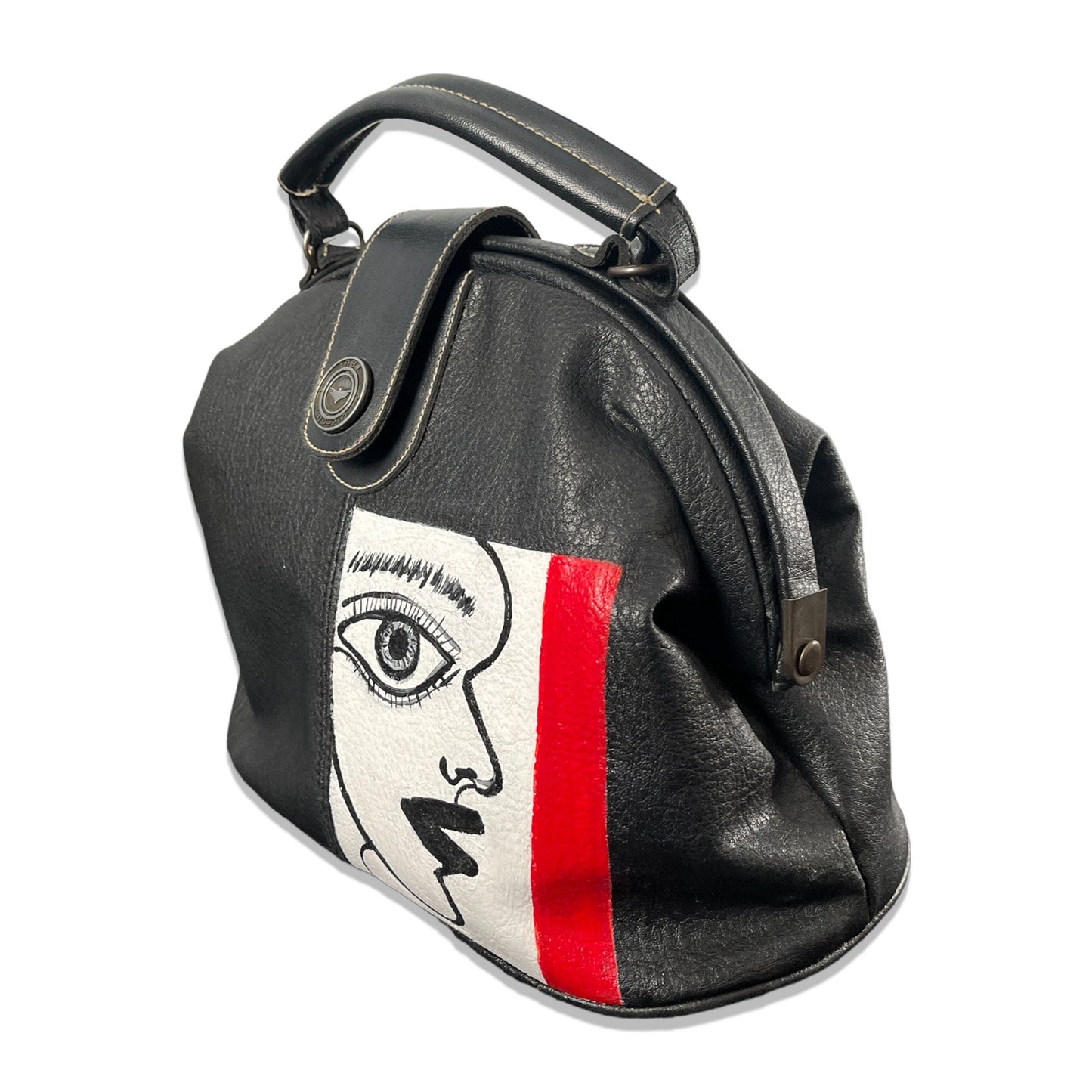"Dr. Lyndsey" Capezio Handbag - Painted by Temporarily Not Famous