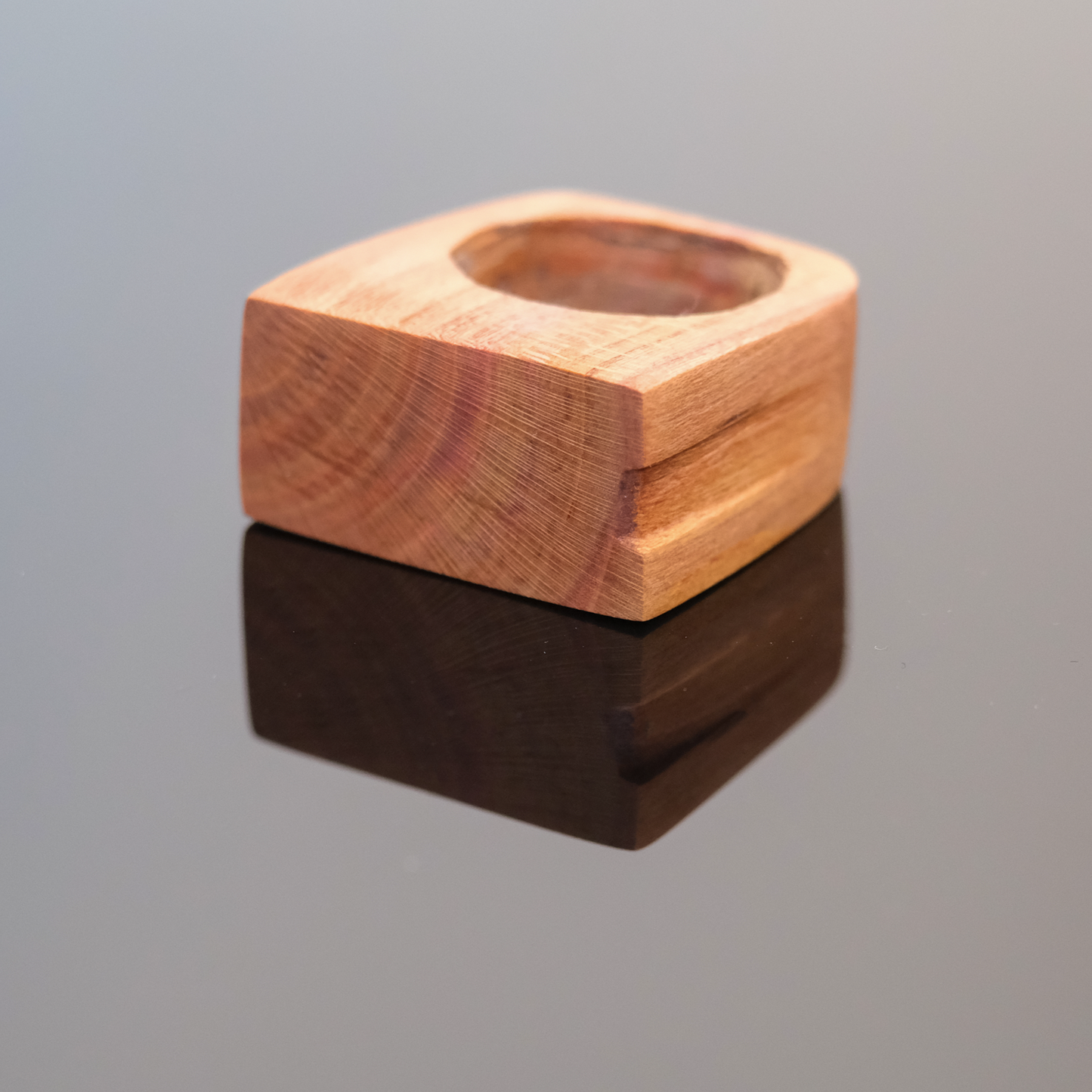 Radiate - Japanese Plum Wood Ring by Nicholas Howlett