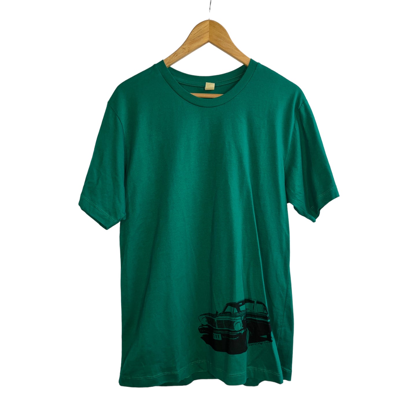Destination Unkown - Green Crew Neck T-Shirt - By Devils May Care