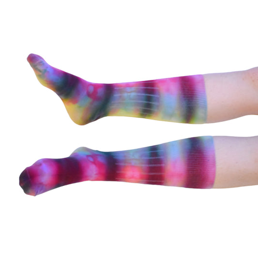 Rainbow Tie-Dye Dress Socks