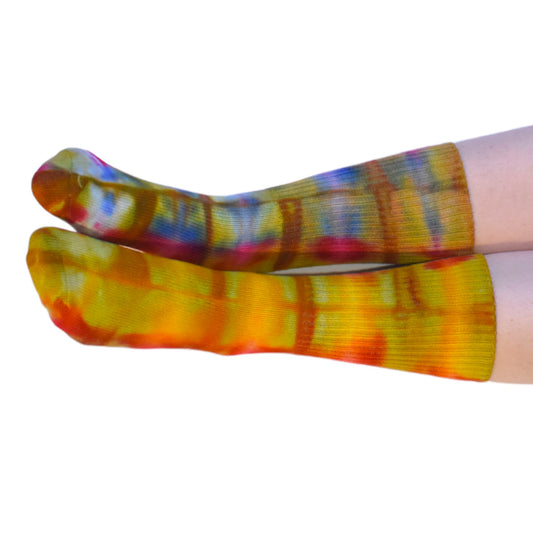Rainbow Tie-Dye Socks - by Cross Dude Tie Die